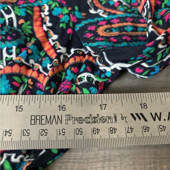 Anthropologie Maeve Maplewood Neon Paisley Dress - Picture 4 of 12